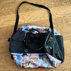 I love Lucy duffel bag